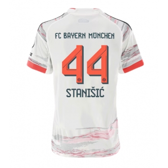 Billige Fotballdrakt Bayern Munich Josip Stanisic #44 Replika Bortedrakt Dame 2025-26 Kortermet